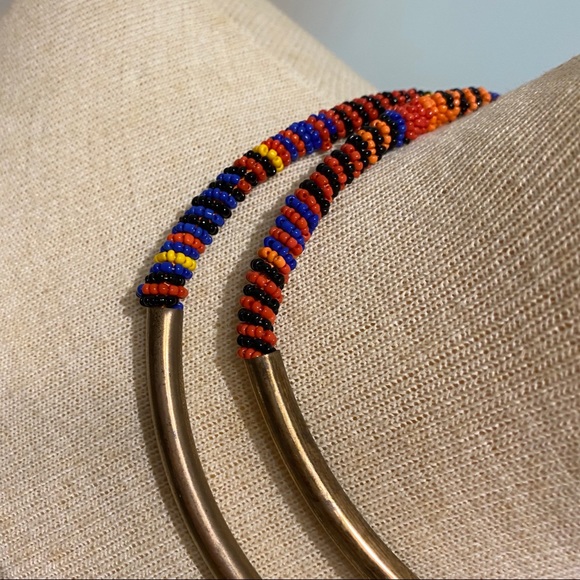 Beaded Statement Necklace - Picture 6 of 10